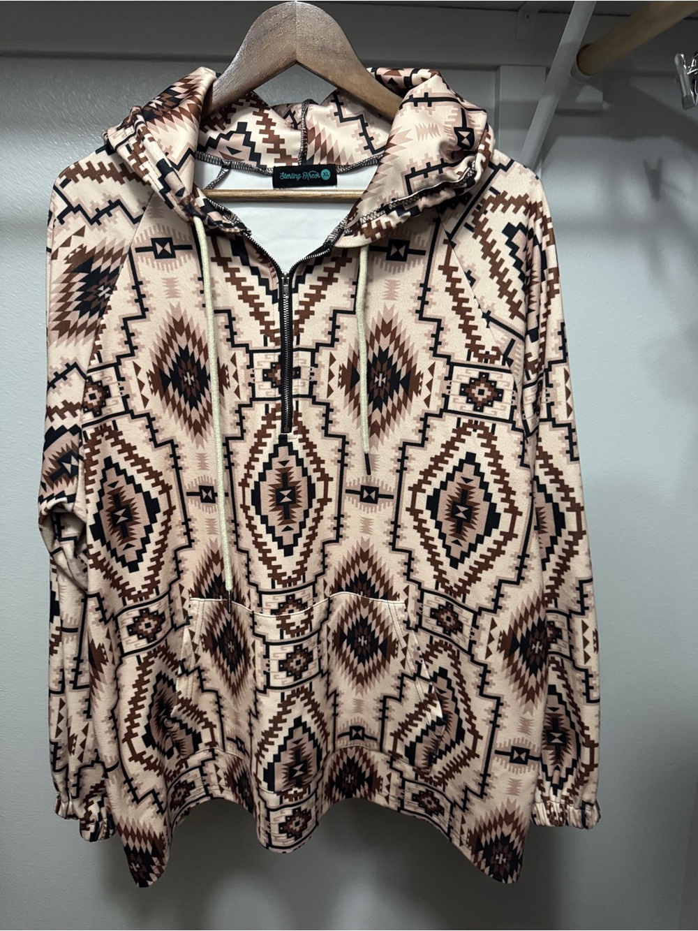 Sterling Kreek aztec pullover hoodie